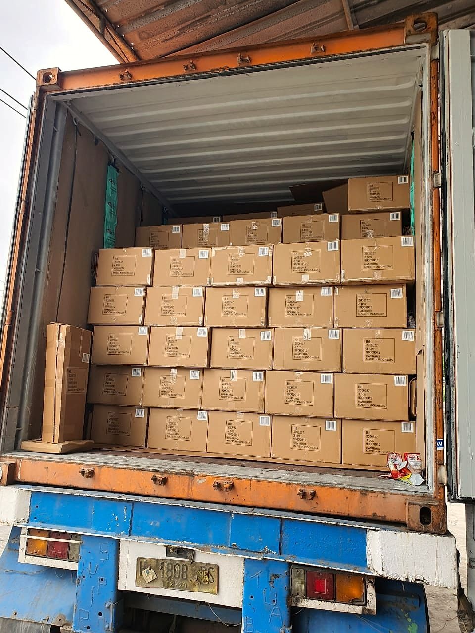 Container beladen